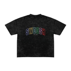 Swoosh Raw Edge Acid Tee